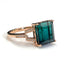 14K ROSE GOLD 5.5 CT NATURAL TOURMALINE & DIAMOND RING