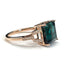 14K ROSE GOLD 5.5 CT NATURAL TOURMALINE & DIAMOND RING