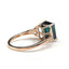 14K ROSE GOLD 5.5 CT NATURAL TOURMALINE & DIAMOND RING