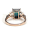 14K ROSE GOLD 5.5 CT NATURAL TOURMALINE & DIAMOND RING