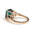 14K ROSE GOLD 5.5 CT NATURAL TOURMALINE & DIAMOND RING