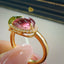 14K GOLD 2.69 CTW NATURAL TOURMALINE & DIAMOND RING