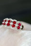 14K GOLD 1.29 CTW NATURAL RUBY & DIAMOND RING