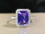 14K GOLD 2.73 CTW NATURAL TANZANITE & DIAMOND RING