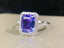 14K GOLD 2.73 CTW NATURAL TANZANITE & DIAMOND RING