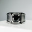 14K GOLD 1.93 CT NATURAL BLACK DIAMOND RING