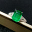 14K GOLD 2.33 CTW NATURAL EMERALD & DIAMOND RING