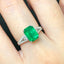 14K GOLD 2.33 CTW NATURAL EMERALD & DIAMOND RING