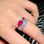 14K GOLD 1.80 CTW NATURAL RUBY & RUBY RING