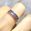 14K GOLD 1.55 CT NATURAL SAPPHIRE & DIAMOND RING