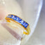 14K GOLD 1.55 CT NATURAL SAPPHIRE & DIAMOND RING