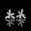 14K GOLD 0.42 CT NATURAL H DIAMOND EARRINGS