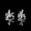14K GOLD 0.42 CT NATURAL H DIAMOND EARRINGS
