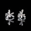14K GOLD 0.42 CT NATURAL H DIAMOND EARRINGS