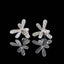 14K GOLD 0.42 CT NATURAL H DIAMOND EARRINGS