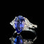 14K GOLD 2.08 CT NATURAL TANZANITE & DIAMOND RING