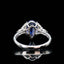14K GOLD 2.08 CT NATURAL TANZANITE & DIAMOND RING