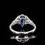 14K GOLD 2.08 CT NATURAL TANZANITE & DIAMOND RING