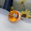 14K GOLD 11 CT NATURAL CITRINE & DIAMOND RING