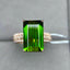 14K GOLD 7.71 CTW NATURAL TOURMALINE & DIAMOND RING