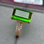 14K GOLD 7.71 CTW NATURAL TOURMALINE & DIAMOND RING