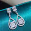 14K GOLD 1.7 CT NATURAL H DIAMOND EARRINGS