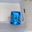14K GOLD 21.80 CT NATURAL TOPAZ & DIAMOND & SAPPHIRE RING