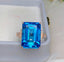 14K GOLD 21.80 CT NATURAL TOPAZ & DIAMOND & SAPPHIRE RING