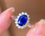 14K GOLD 1.90 CTW NATURAL SAPPHIRE & DIAMOND RING