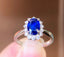 14K GOLD 1.90 CTW NATURAL SAPPHIRE & DIAMOND RING