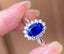 14K GOLD 1.90 CTW NATURAL SAPPHIRE & DIAMOND RING