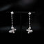 14K GOLD 1.08 CT NATURAL H DIAMOND EARRINGS