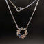 14K GOLD 0.78 CTW NATURAL SAPPHIRE & DIAMOND NECKLACE