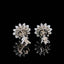 14K GOLD 1 CT NATURAL H DIAMOND EARRINGS