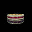 14K GOLD 0.8 CT NATURAL RUBY & DIAMOND RING