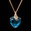 14K GOLD 21.69 CTW NATURAL TOPAZ & DIAMOND PENDANT( WITHOUT CHAIN )