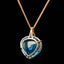 14K GOLD 21.69 CTW NATURAL TOPAZ & DIAMOND PENDANT( WITHOUT CHAIN )