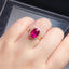 14K GOLD 3.68 CTW NATURAL TOURMALINE & DIAMOND RING