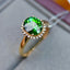 14K GOLD 2.17 CTW NATURAL TOURMALINE & DIAMOND RING