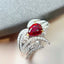 14K GOLD 1.66 CTW NATURAL RUBY & DIAMOND RING