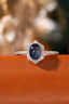 14K GOLD 1.58 CTW NATURAL SAPPHIRE & DIAMOND RING