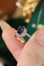 14K GOLD 1.58 CTW NATURAL SAPPHIRE & DIAMOND RING