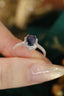 14K GOLD 1.58 CTW NATURAL SAPPHIRE & DIAMOND RING