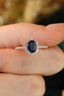 14K GOLD 1.58 CTW NATURAL SAPPHIRE & DIAMOND RING