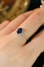 14K GOLD 1.58 CTW NATURAL SAPPHIRE & DIAMOND RING