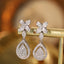 14K GOLD 1.2 CT NATURAL H DIAMOND EARRINGS