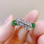 14K GOLD 1.64 CTW NATURAL EMERALD & DIAMOND RING