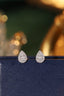 14K GOLD 0.16 CT NATURAL H DIAMOND EARRINGS