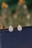 14K GOLD 0.16 CT NATURAL H DIAMOND EARRINGS