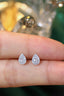 14K GOLD 0.16 CT NATURAL H DIAMOND EARRINGS